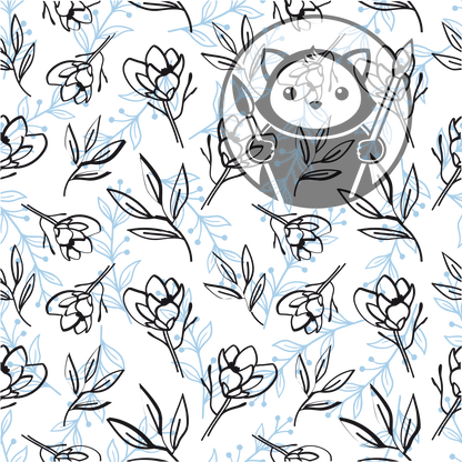 Next Level Sheet - Printed Acrylic and Plywood - Two Tone Branches Pattern