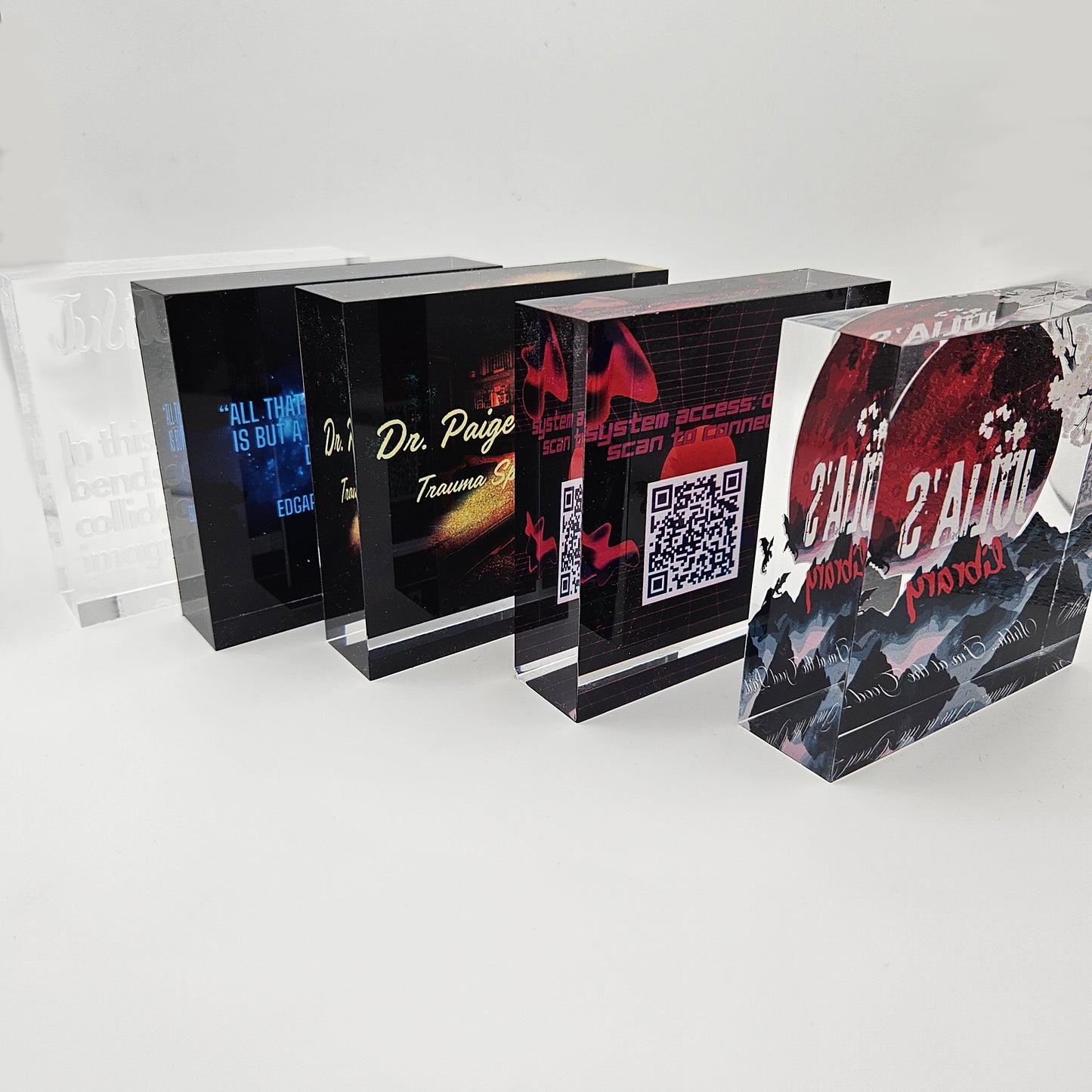 UV Printed Cast Acrylic Blocks