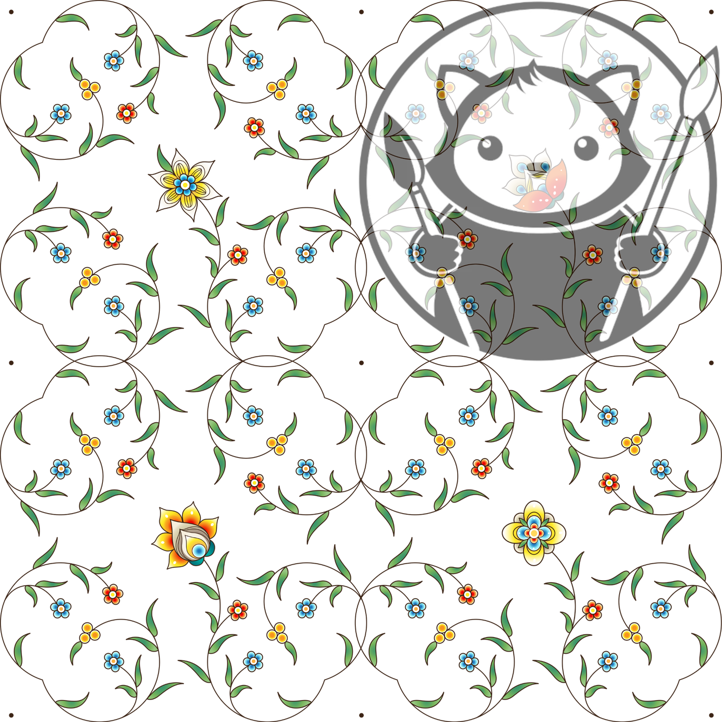 Vintage Pattern #2 - Next Level Sheet