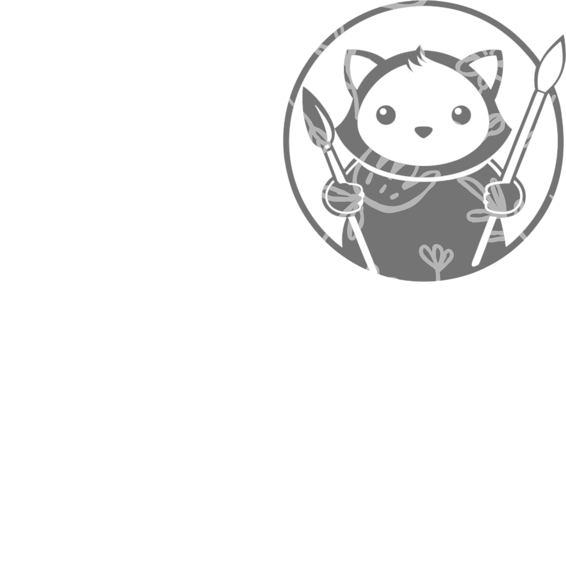 Next Level Sheet - Printed acrylic and Plywood - White Flowers - Pattern