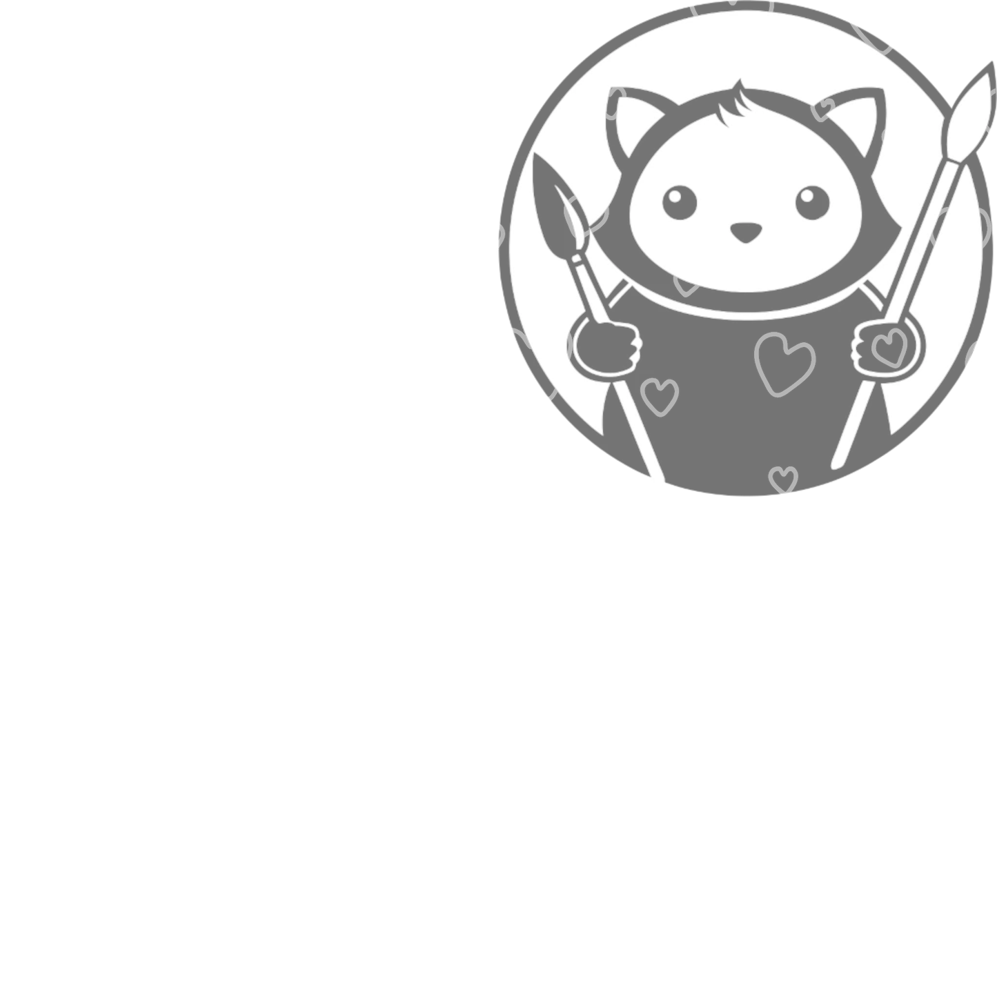 Next Level Sheet - Printed acrylic and Plywood - White Hearts - Pattern