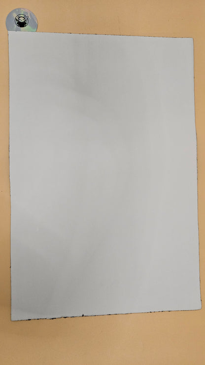 White - Engraves Gold - Leatherette Sheet – PU Material - Sheet