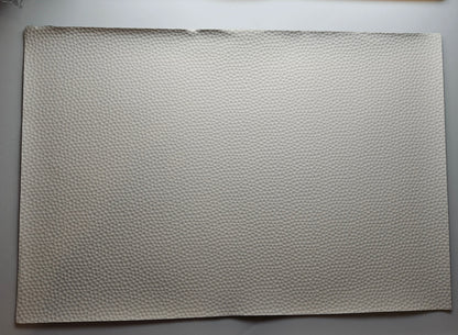 White Gold Texture Leatherette - Engraves Black