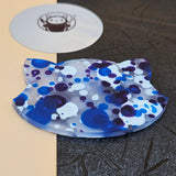 Designer Acrylic - Blue and White Paint Drops