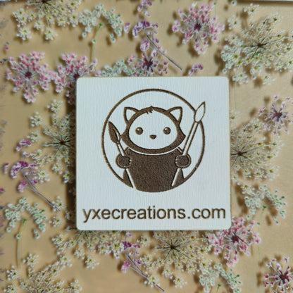 Floral patterned sheet for laser cutting with Wildflower Garden Preview on a beige background with a brand label Next Level Sheet Close UP