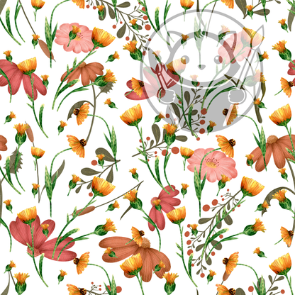 Next Level Sheet - Printed Acrylic and Plywood - Wildflowers Wildflowers Pattern