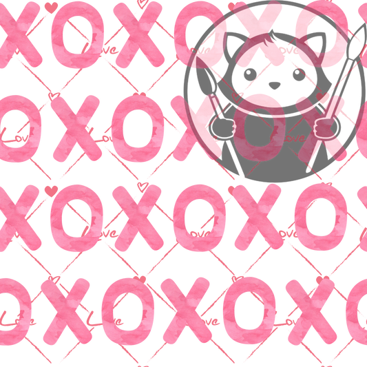 Next Level Sheet - Printed Acryic and Plywood Sheets - XOXO - Pattern