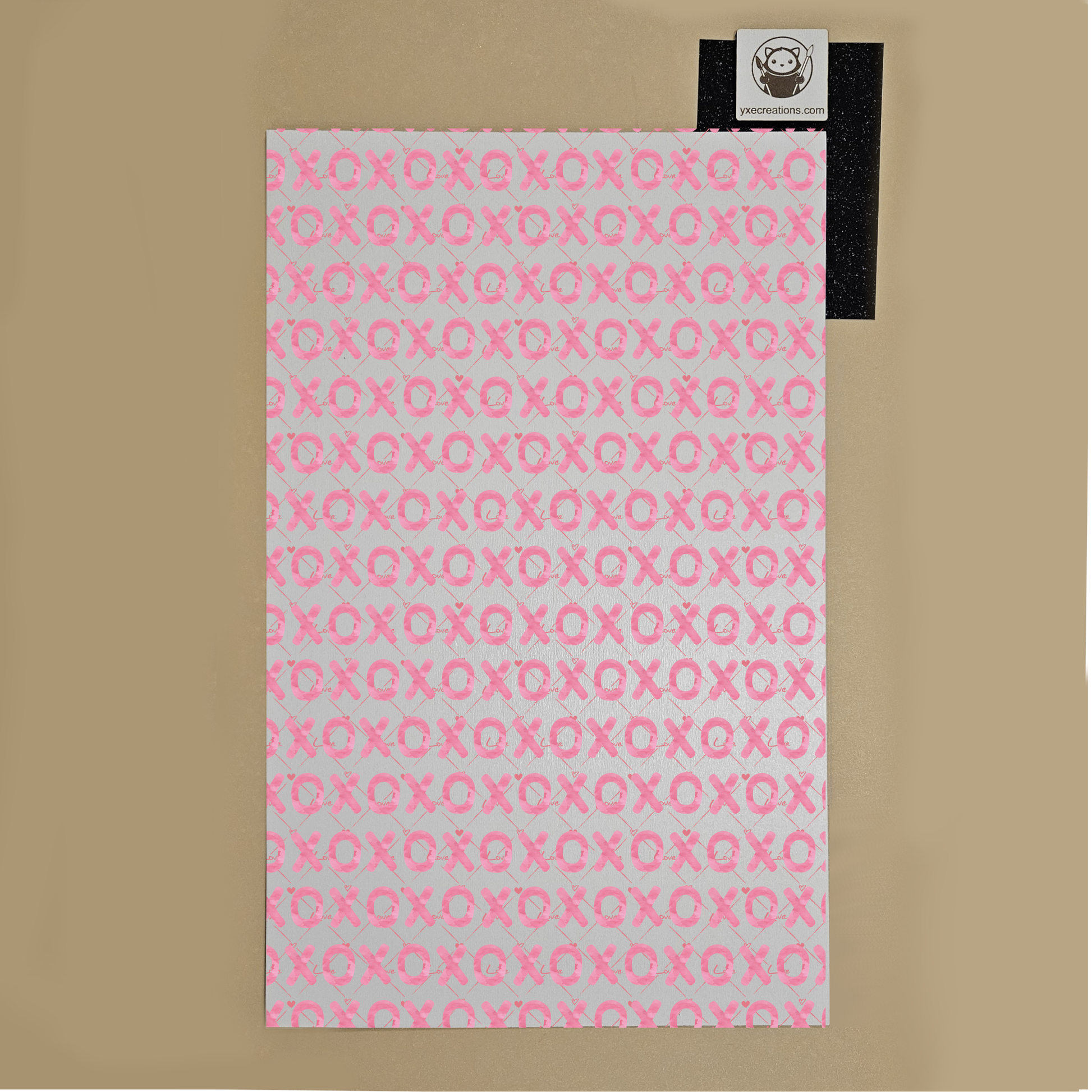 Next Level Sheet - Printed Acryic and Plywood Sheets - XOXO - Preview