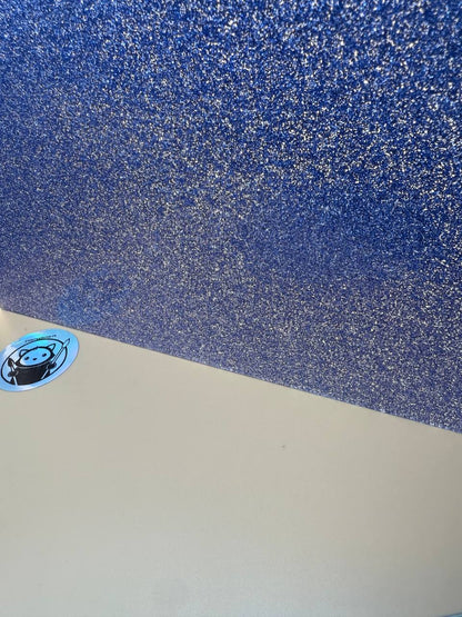 Sparkly blue glitter acrylic sheet for crafts