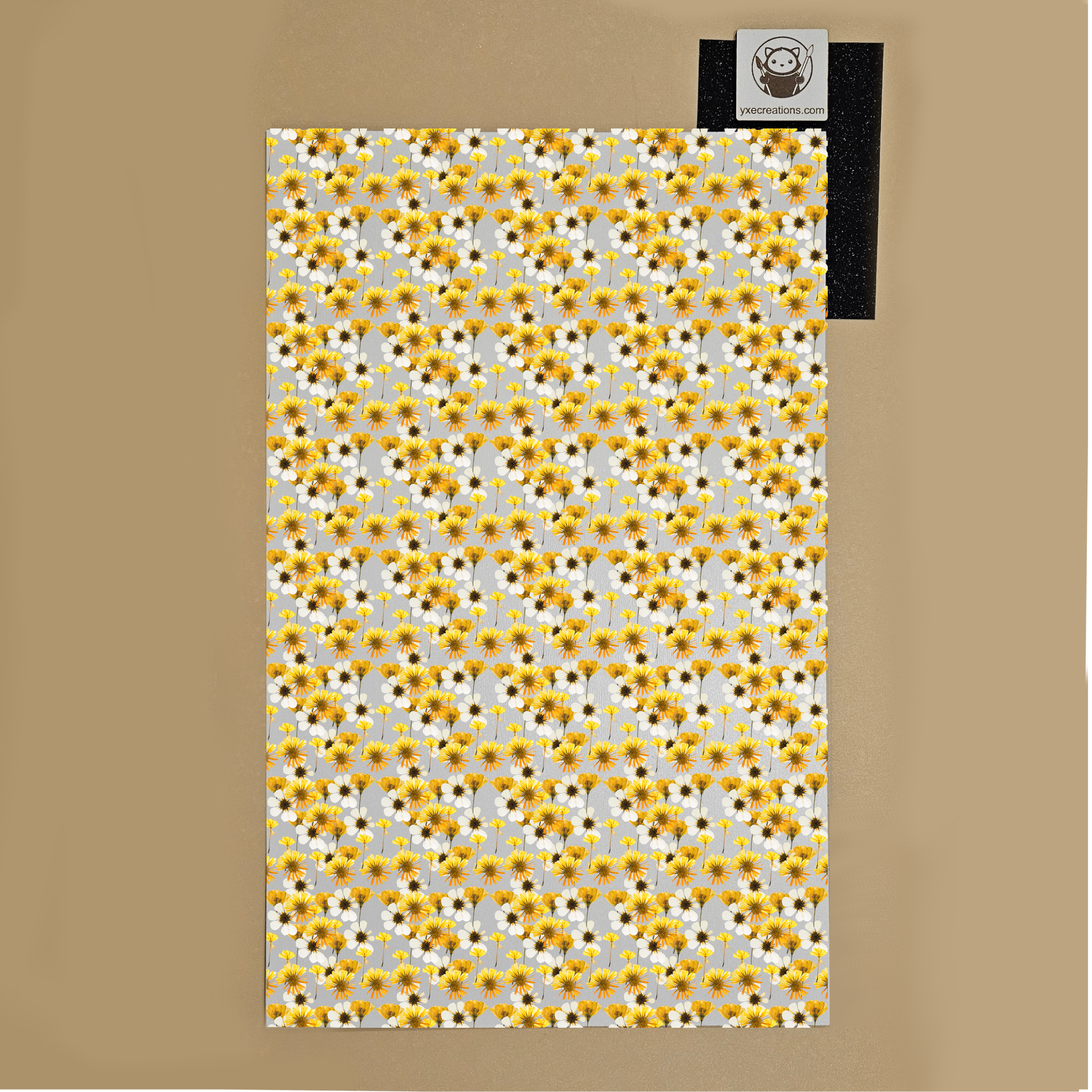 Next Level Sheet - Printed Acrylic and Plywood - Yellow Flowers Garden Small Preview