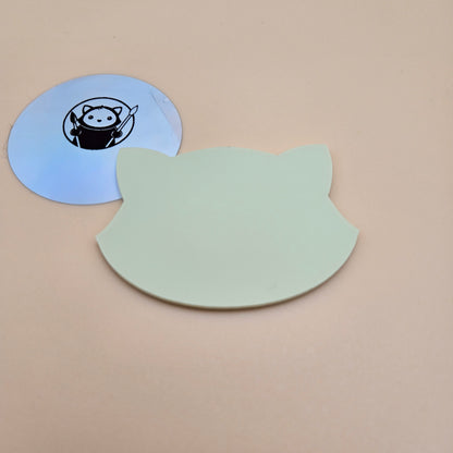 Yellow Pastel Acrylic Sample Swatch