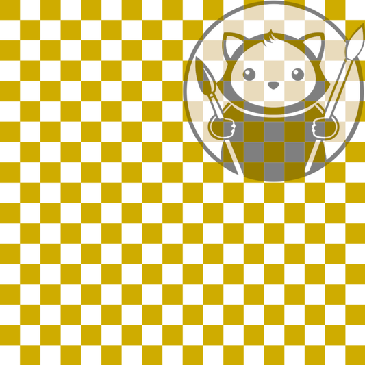 Next Level Sheet - UV Printed Plywood and Acrylic Sheets - Yellow Checkers - Pattern