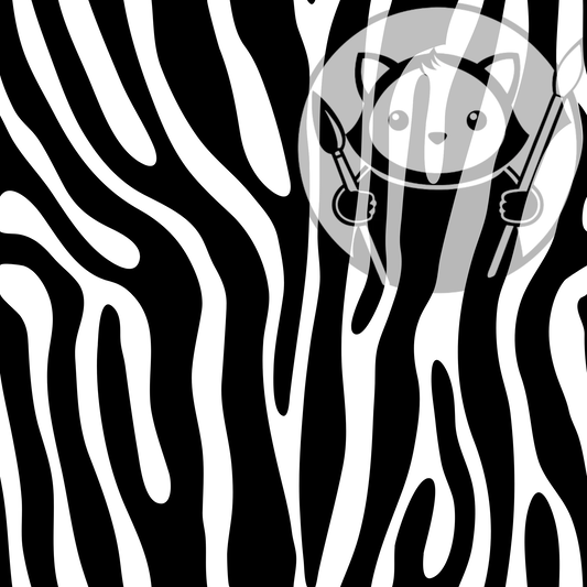 Monochrome Zebra - Next Level Sheet