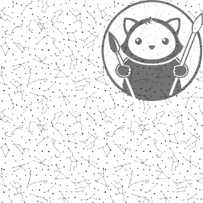 Next Level Sheet - Printed acrylic and Plywood - Zodiac - Pattern