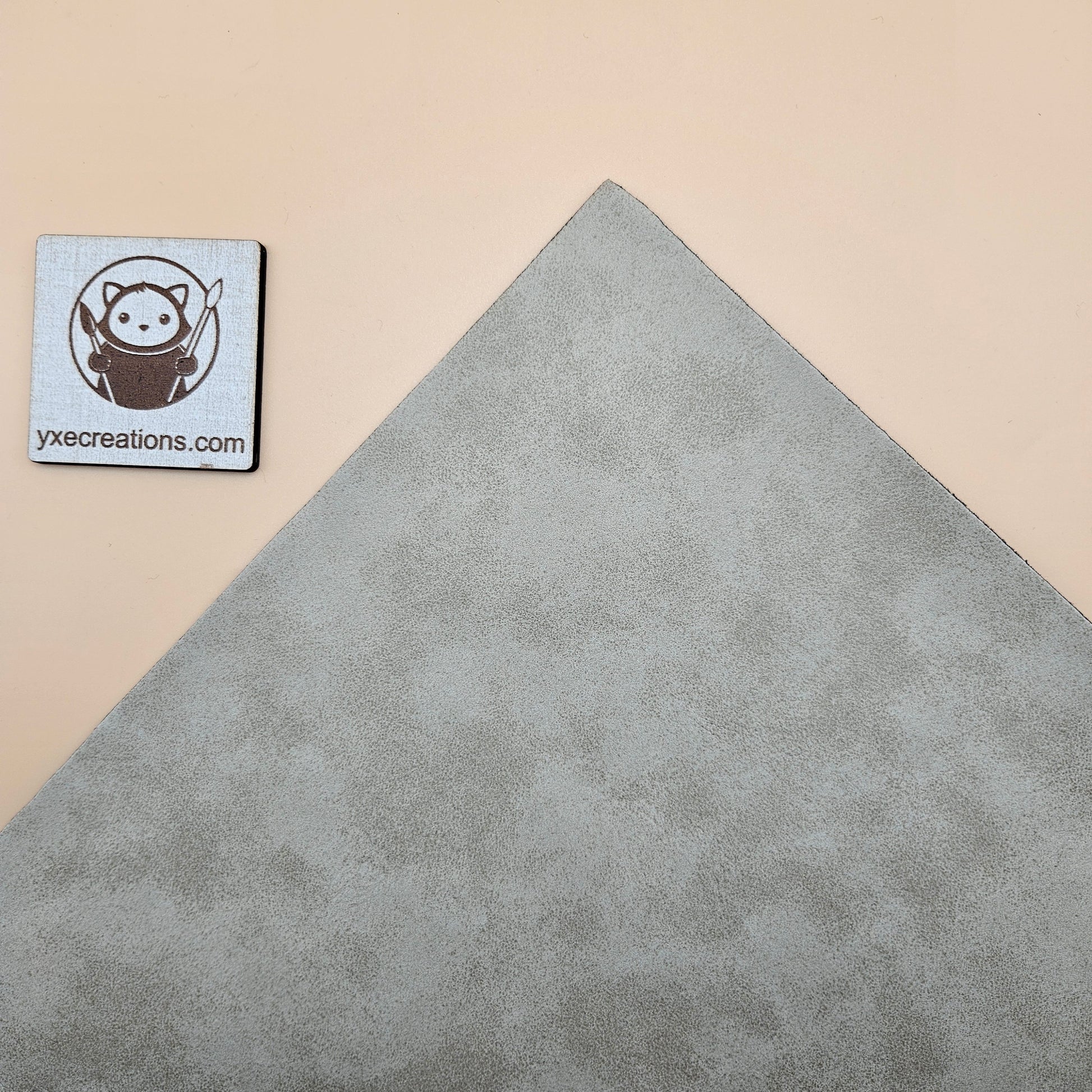 Beige / Engraves Black - Matte Vintage - Leatherette Sheet - PU Material