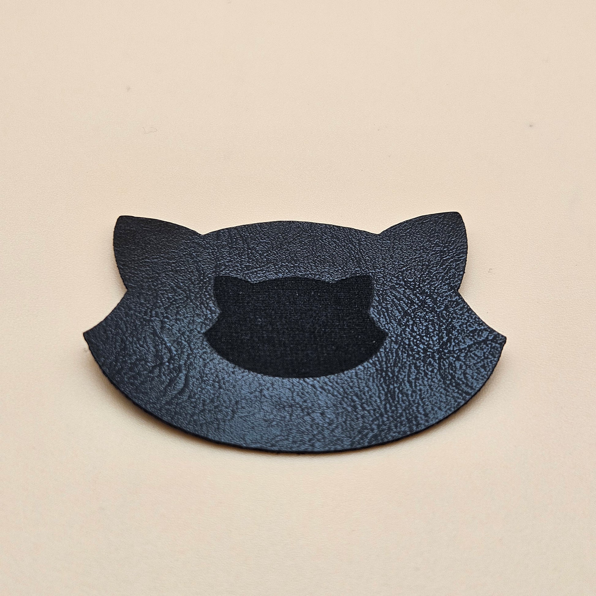 Black - Engraves Black - Glossy Leatherette Sheet – PU Material (view 3)