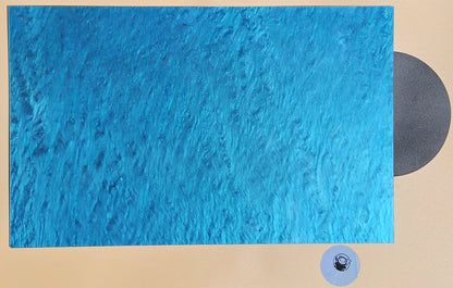 Blue Pearl Acrylic Sheet with wave pattern 12 x 20
