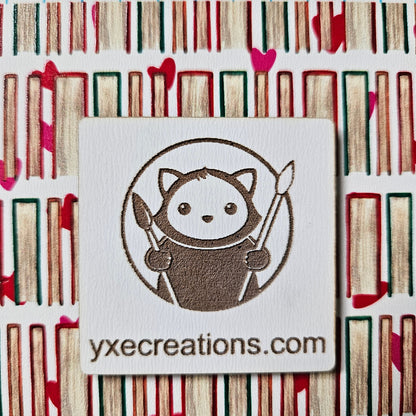 Next Level Sheets - Printed Acrylic and Plywood - Books ans Hearts Close Up