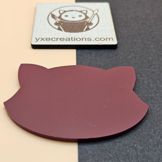 burgundy dual finish acrylic sheet sample 2