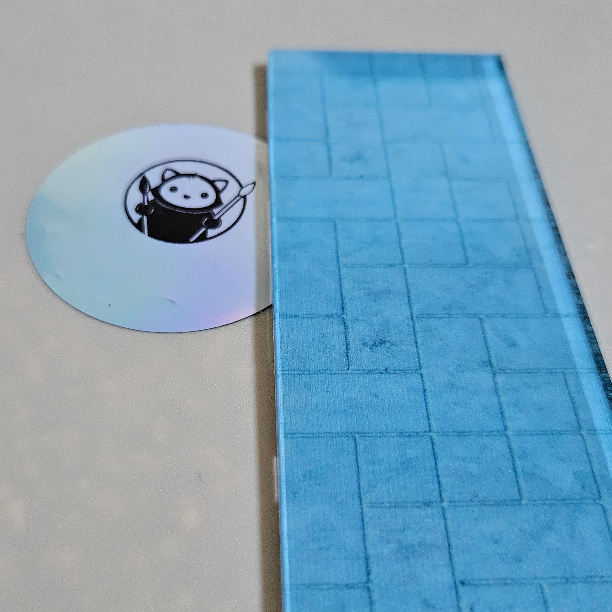 Next Level Sheet - Printed Acrylic and Plywood Sheets - Concrete Pavement Stones Close Up