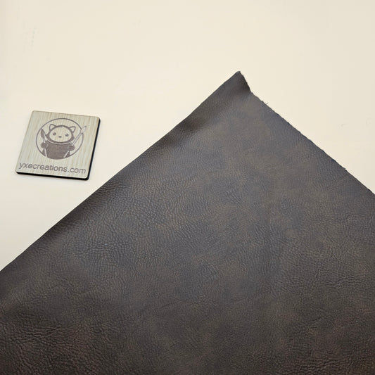 Dark Brown - Engraves Black - Leatherette Sheet – PU Material (view 2)