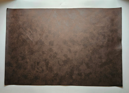 Dark Coffee / Engraves Black - Matte Vintage - Leatherette Sheet - PU Material (view 2)