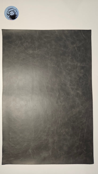 Dark Grey - Engraves Black - Glossy Leatherette Sheet – PU Material (view 4)