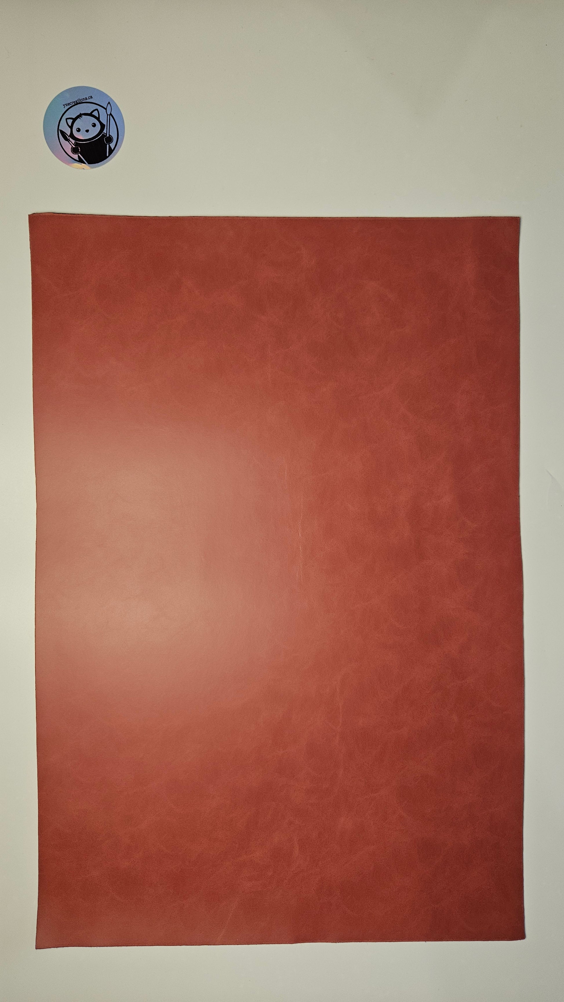 Dark Pink - Engraves Black - Glossy Leatherette Sheet – PU Material (view 3)