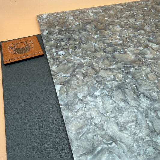 Designer Acrylic - Crystal Pearl Acrylic - Grey (view 2)