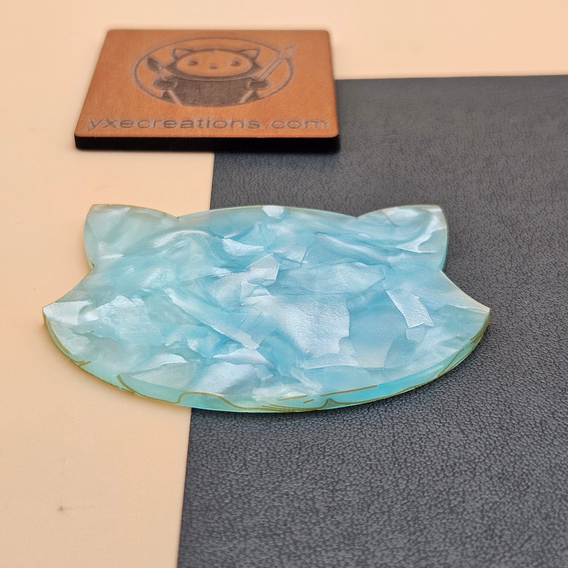 Designer Acrylic - Crystal Pearl Acrylic - Light Blue