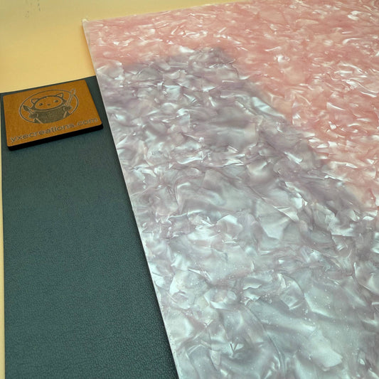 Designer Acrylic - Crystal Pearl Acrylic - Pink (view 2)