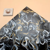 Designer Acrylic - Molten Marble  - Black