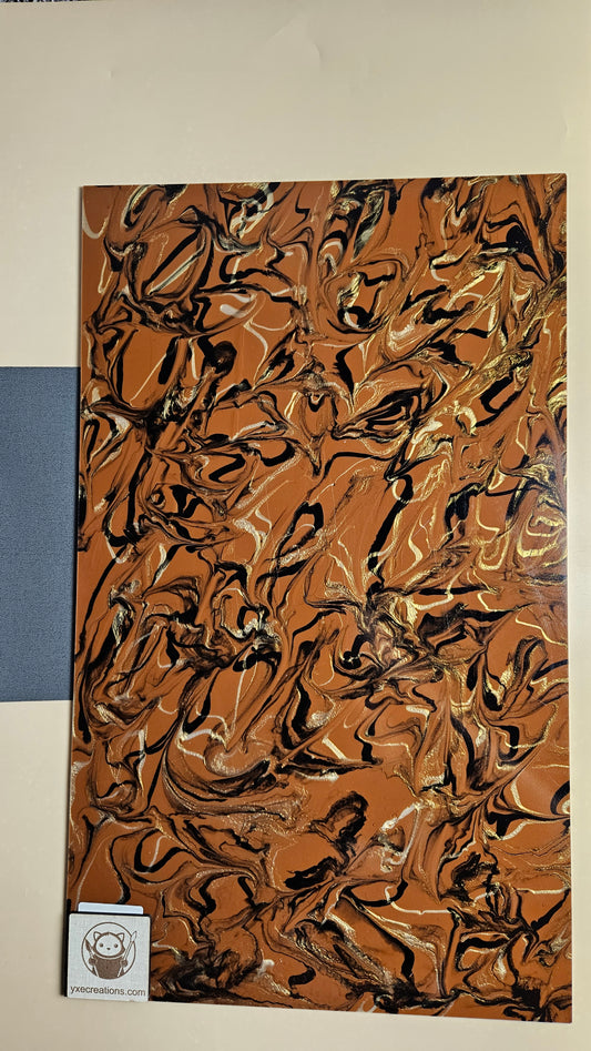 Designer Acrylic - Molten Marble  - Chocolate (view 2)