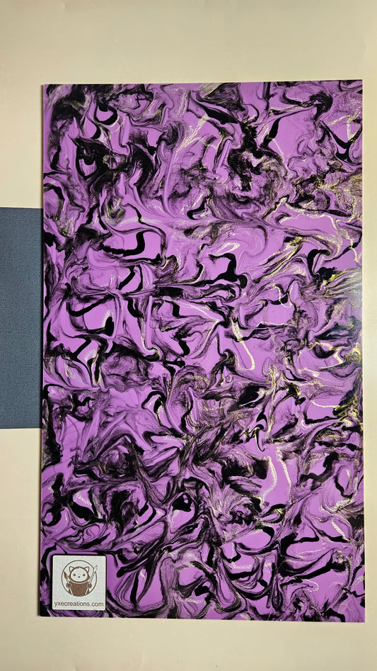 Designer Acrylic - Molten Marble  - Purple (view 2)