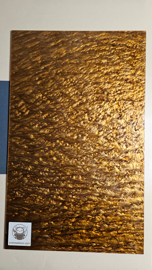 Designer Acrylic Sheet - Liquid Pearl - Dark Toffee (view 2)