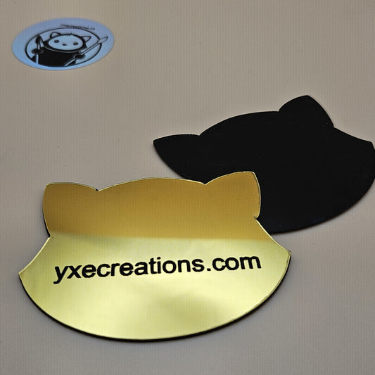 Two-Tone Engravable Acrylic - Gold - Engraves Black