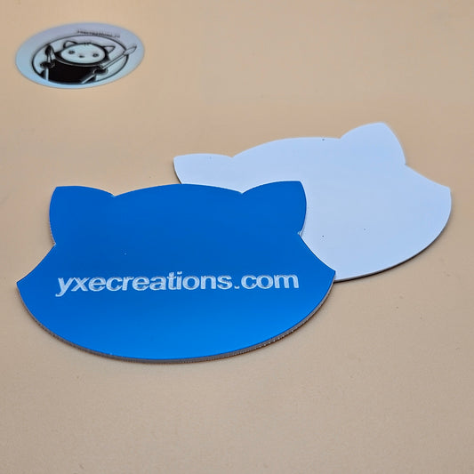 Two-Tone Engravable Acrylic - Light Blue - Engraves White