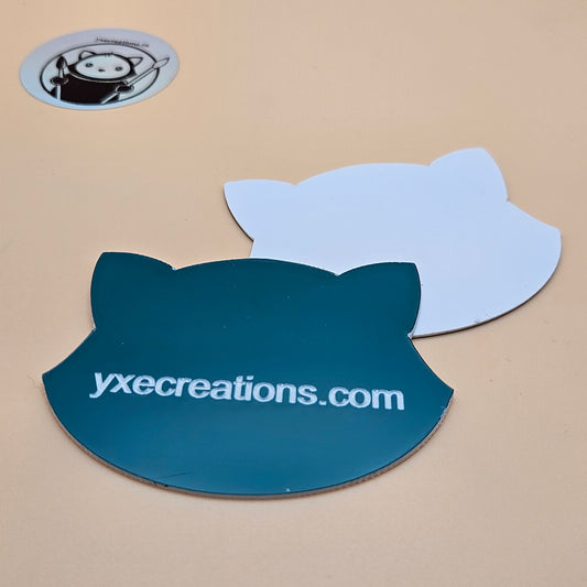 Two-Tone Engravable Acrylic - Teal - Engraves White