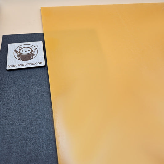 Dual-Finish Cast Acrylic Sheet  -  Cantaloupe Orange (view 2)