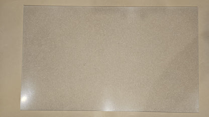 Gold Sparkle clear glitter acrylic sheet, full sheet