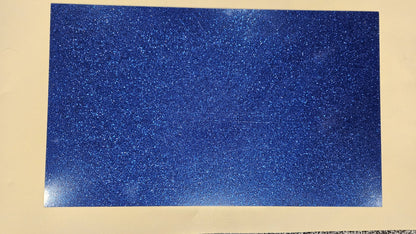 Royal Blue glitter acrylic sheet, full sheet