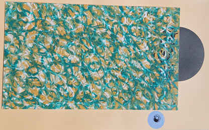 Green Tides pattern acrylic sheet