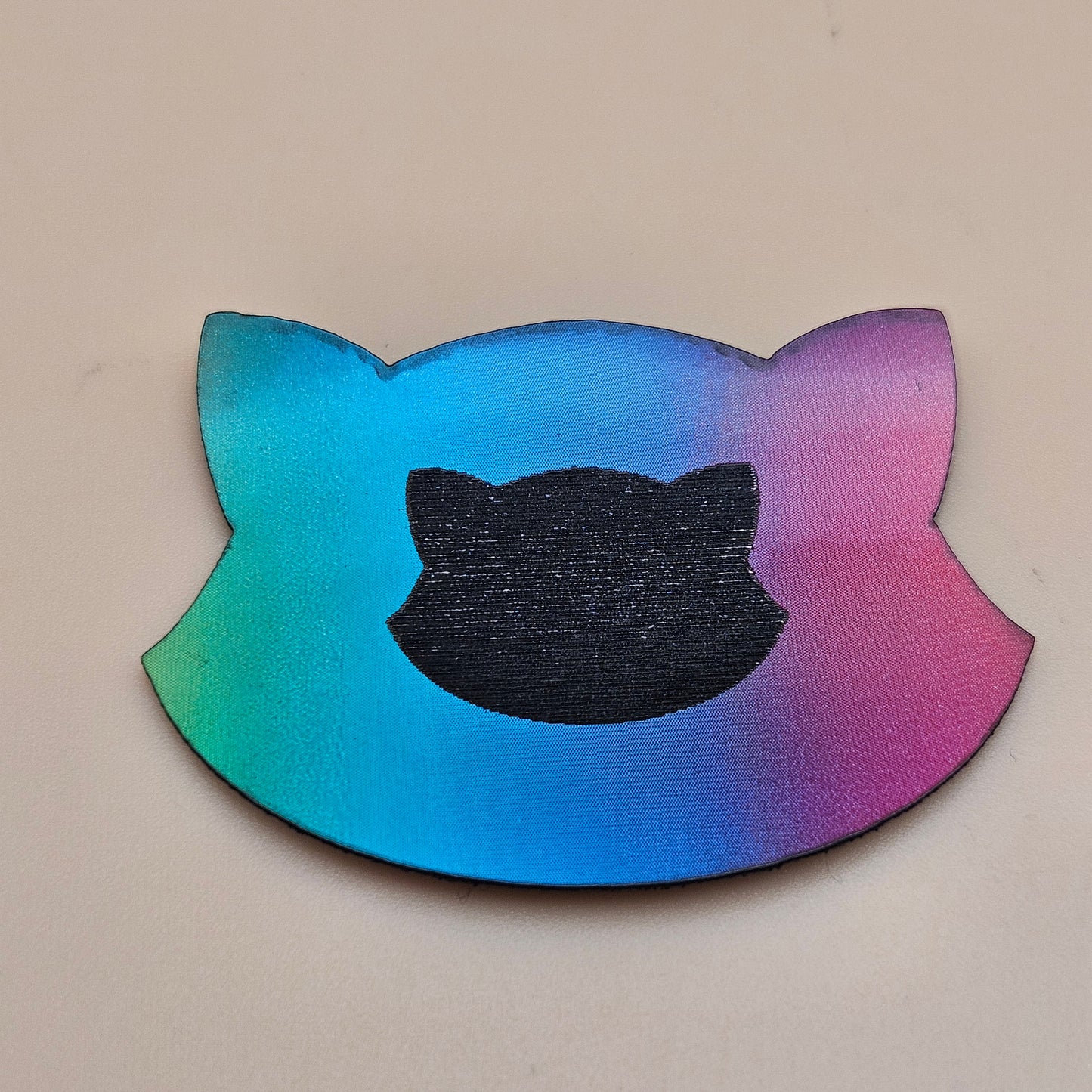 Holographic Glossy - Rainbow - Laserable Leatherette - PU Matherial