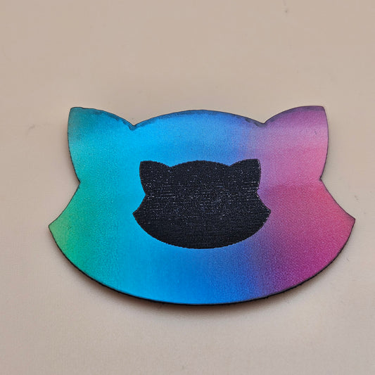 Holographic Glossy - Rainbow - Laserable Leatherette - PU Matherial