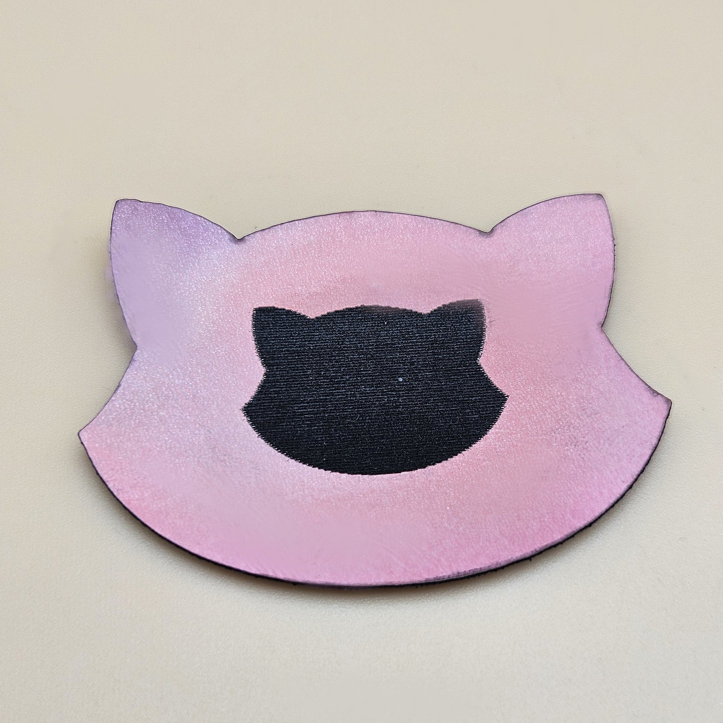 Holographic Glossy - Rose Alloy - Laserable Leatherette - PU Matherial