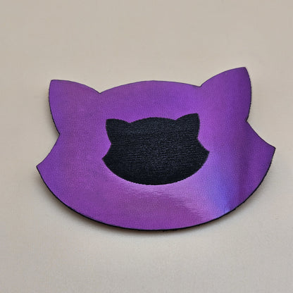 Holographic Glossy - Ultraviolet Purple - Laserable Leatherette - PU Matherial