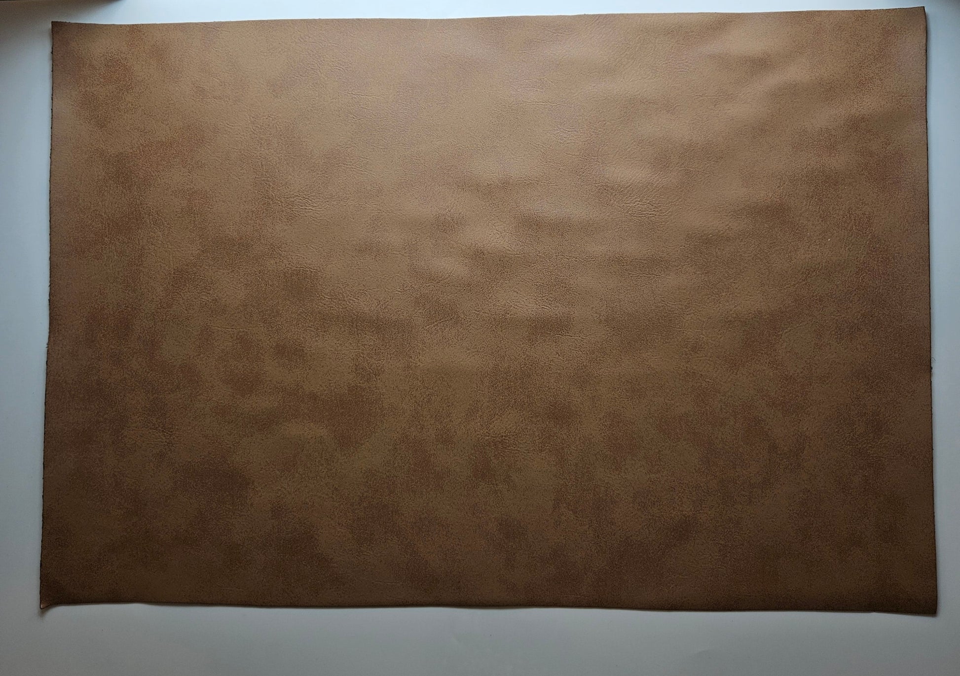 Khaki / Engraves Black - Matte Vintage - Leatherette Sheet - PU Material (view 2)