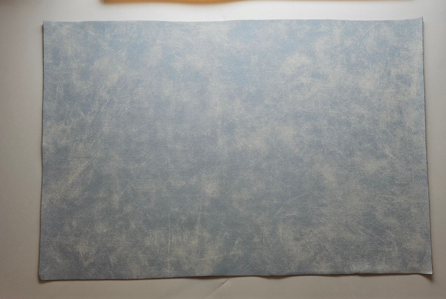 Light Blue / Engraves Black - Denim Texture - Leatherette Sheet - PU Material (view 3)