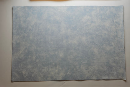 Light Blue / Engraves Black - Denim Texture - Leatherette Sheet - PU Material (view 3)