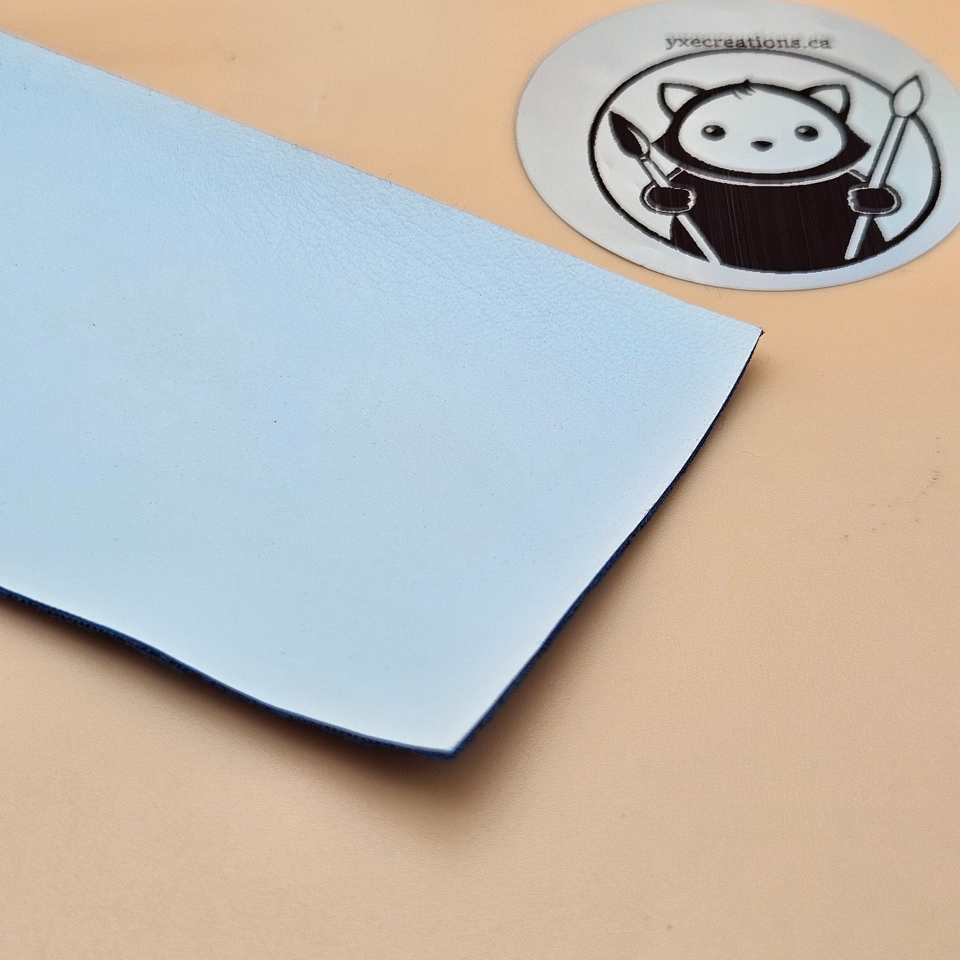 Macaron Pastel - Blueberry - Laserable Leatherette - PU Matherial